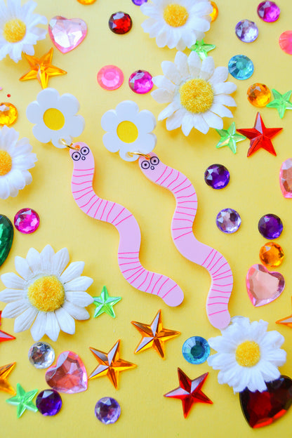 Worm Earrings