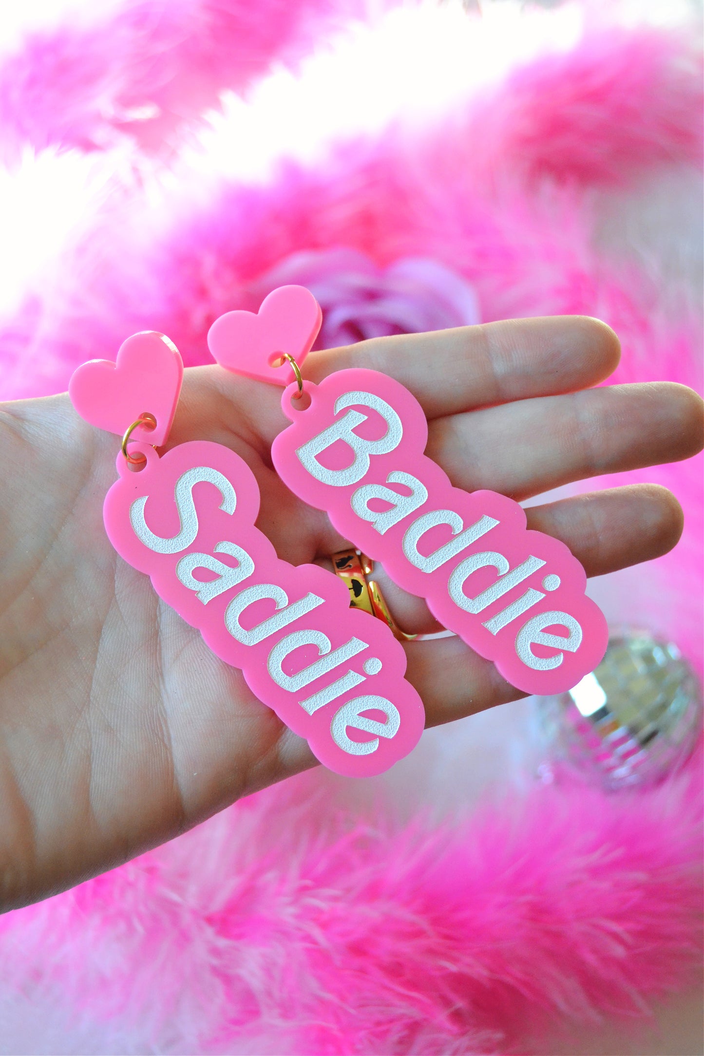 Baddie or Saddie Earrings