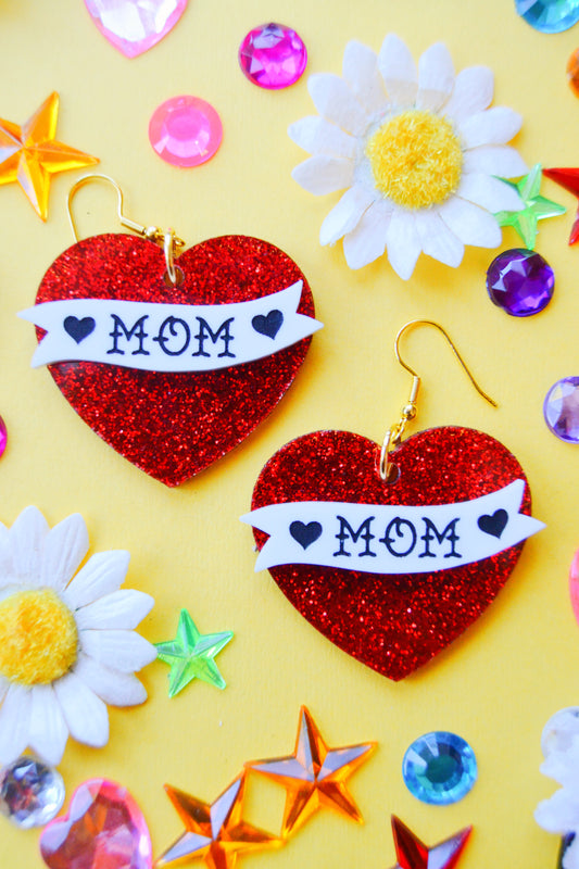 Tattoo Mom Earrings