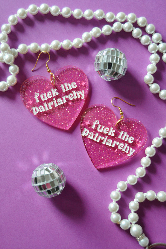 Fuck the Patriarchy Earrings