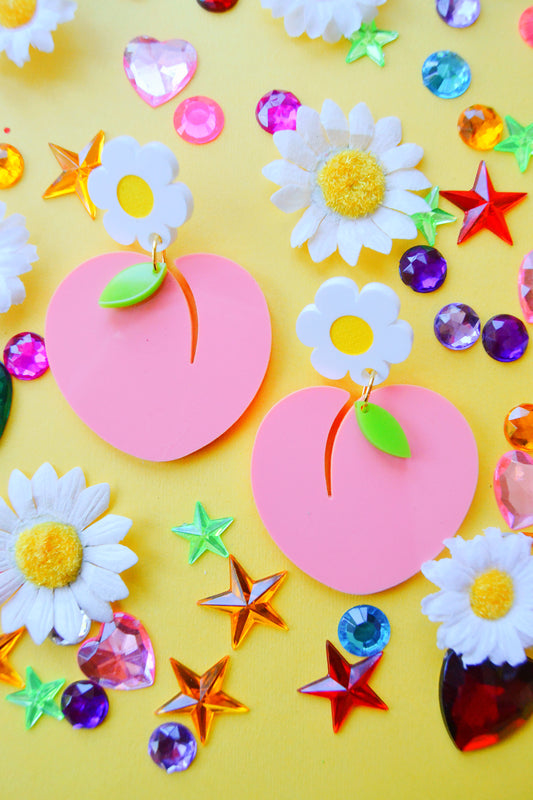 Peach Earrings