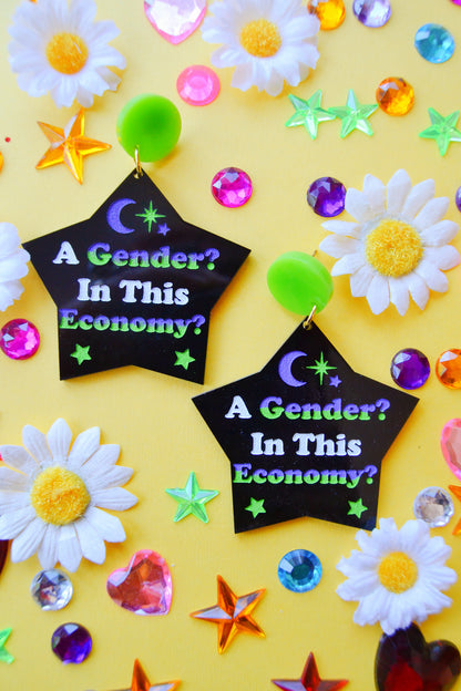 A Gender in This Economy? Earrings