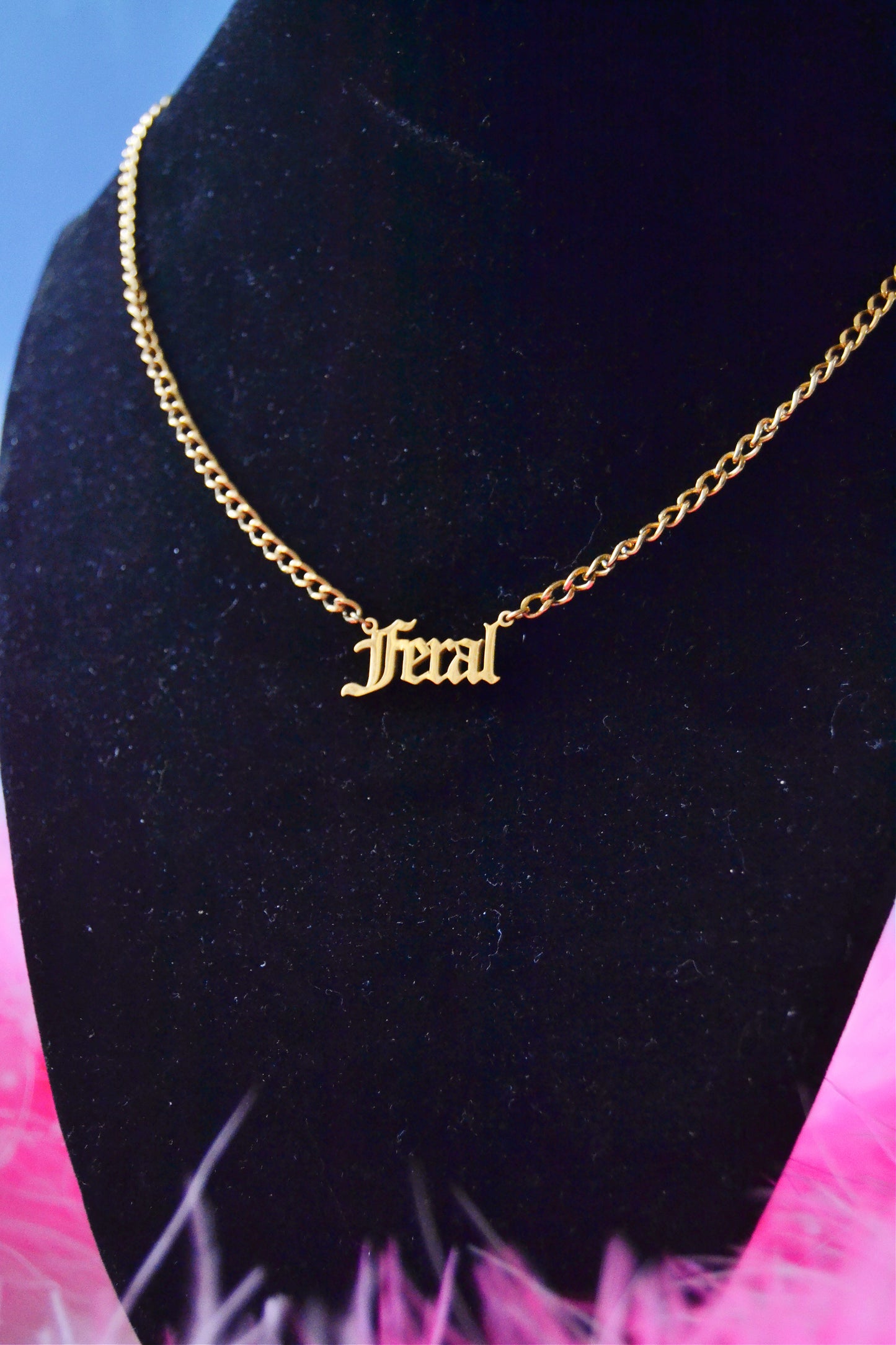 Feral Nameplate Necklace