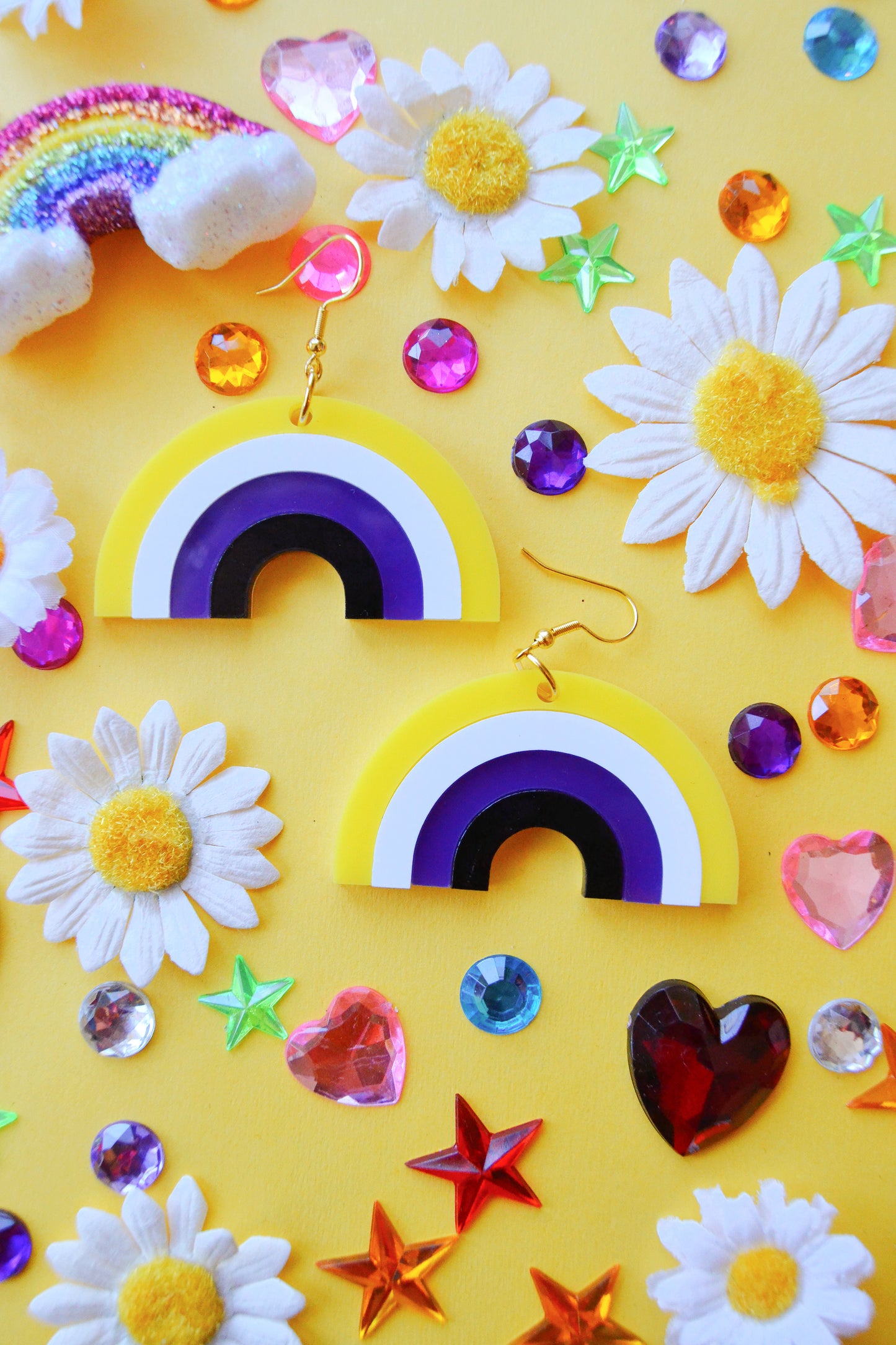 Non-Binary Rainbow Earrings