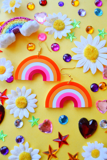 Lesbian Rainbow Earrings