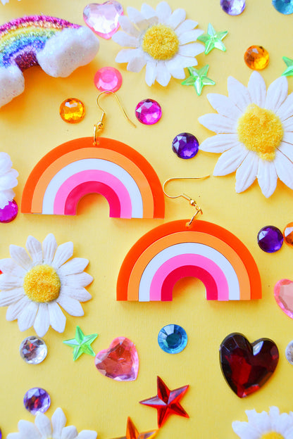 Lesbian Rainbow Earrings