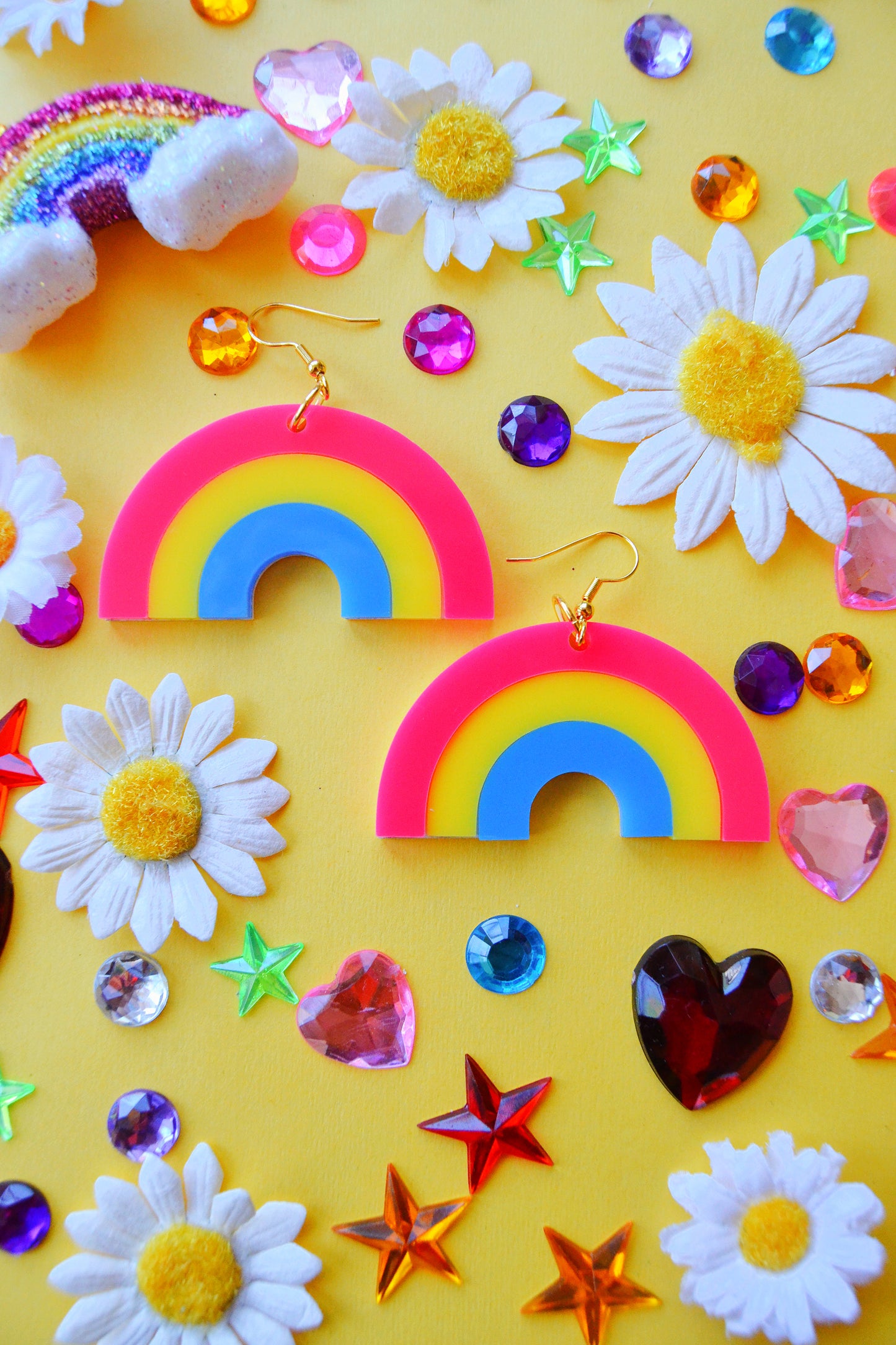 Pansexual Rainbow Earrings