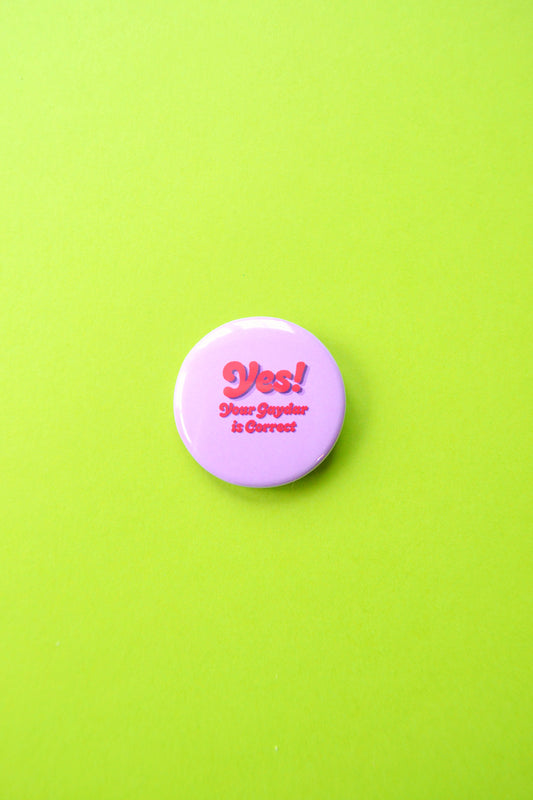 Yes! Your Gaydar is Correct Button