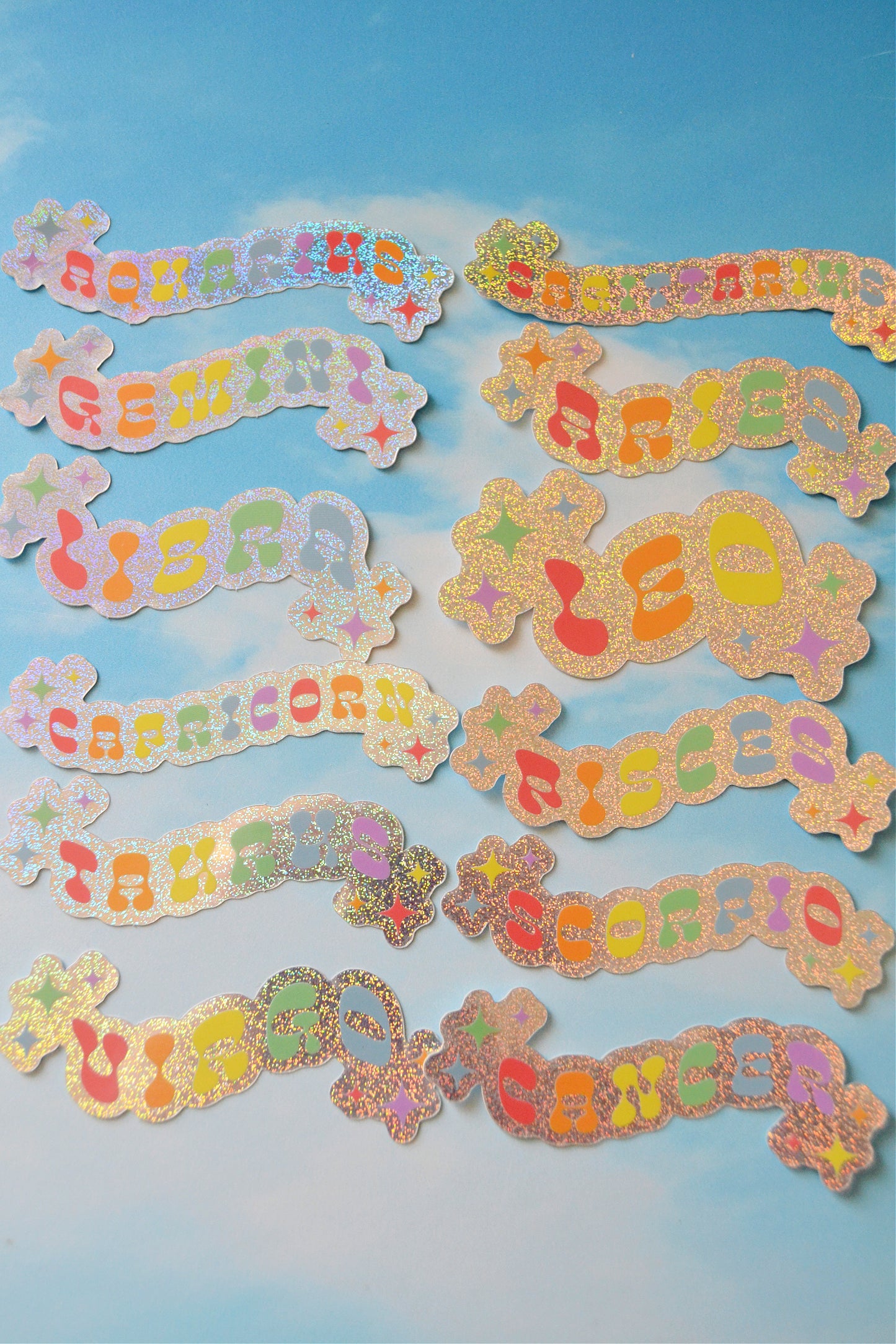 Zodiac Sign Stickers ALL SIGNS!