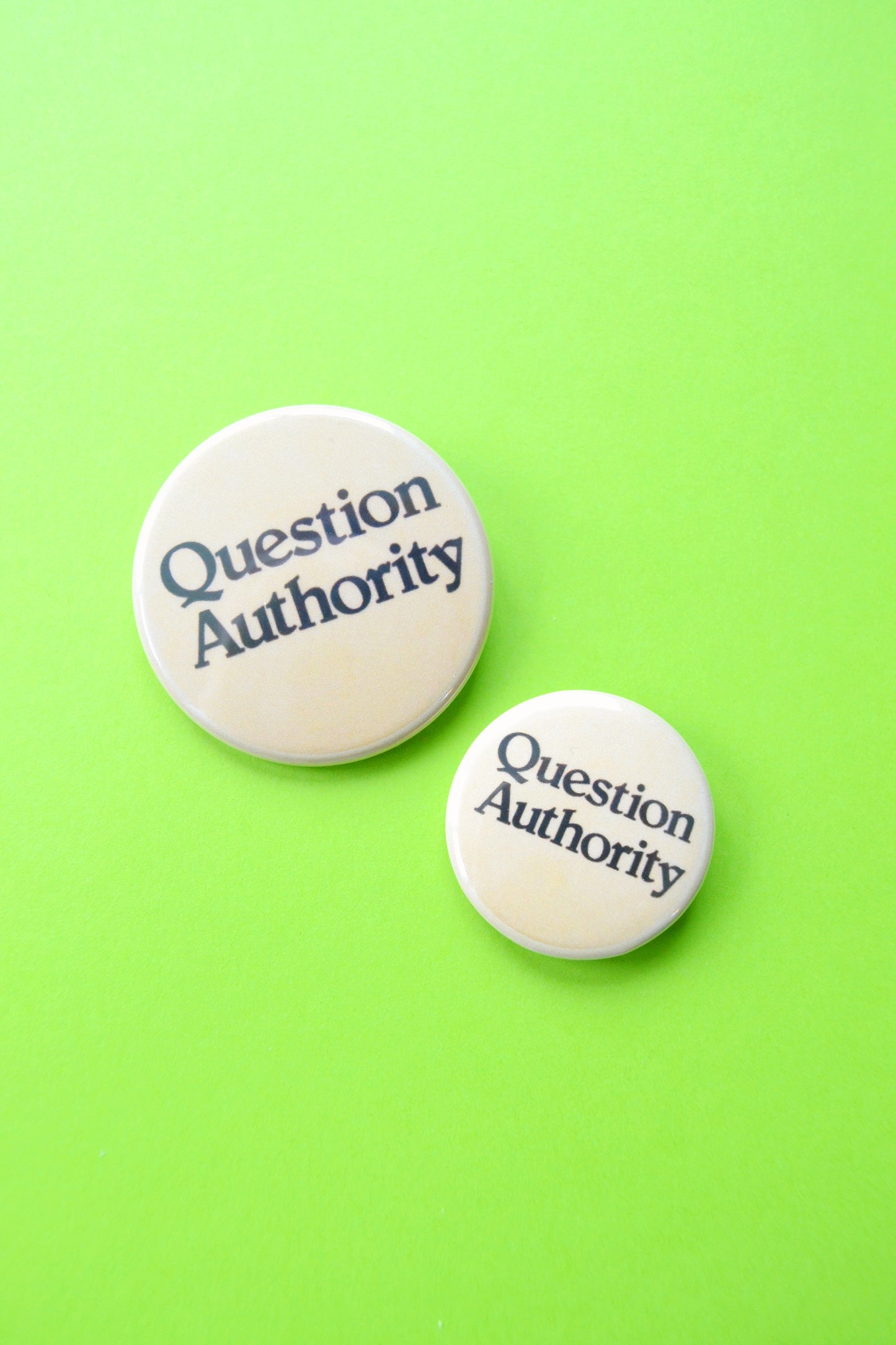 Question Authority Reproduction Button