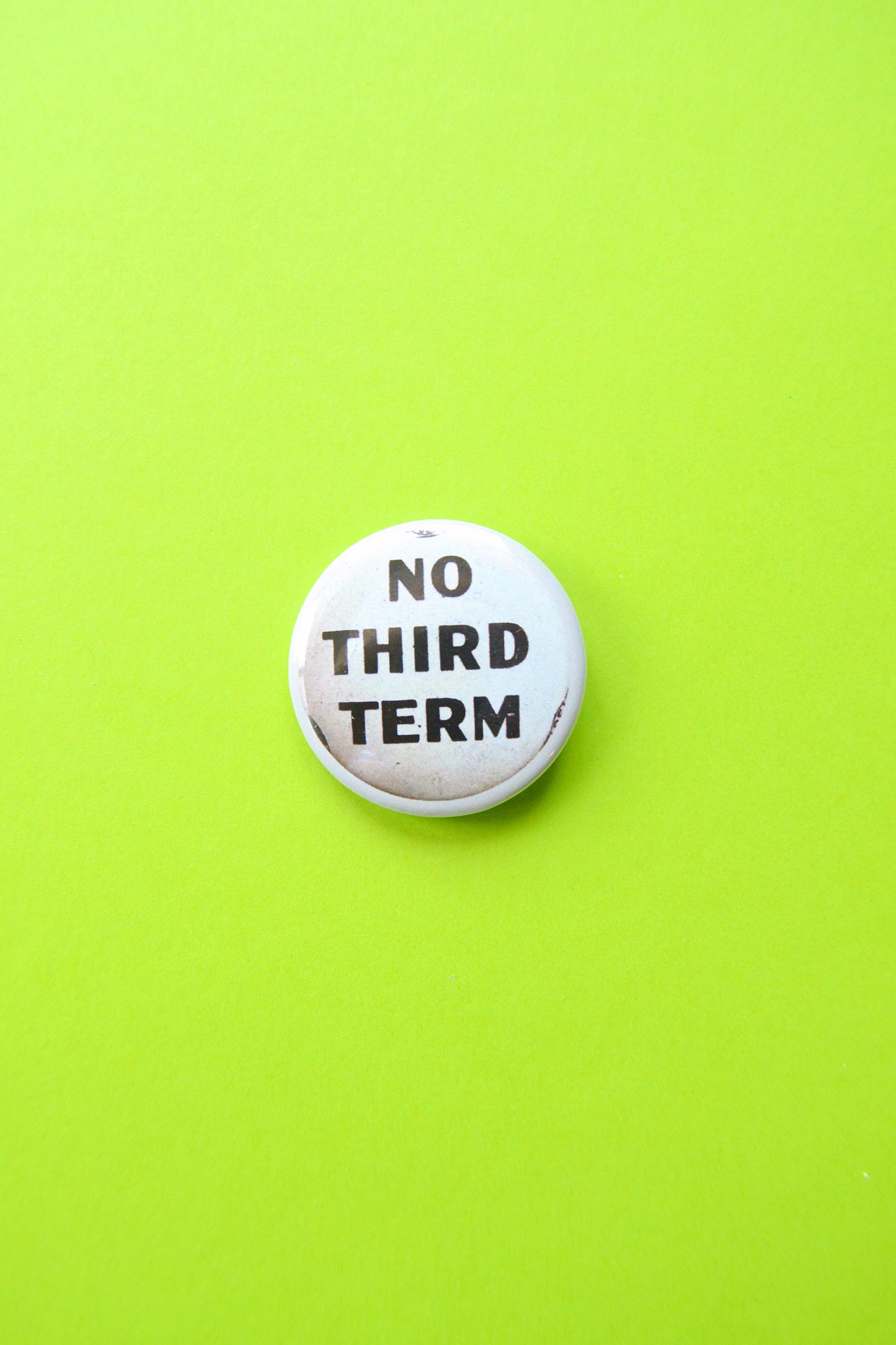 No Third Term Reproduction Button