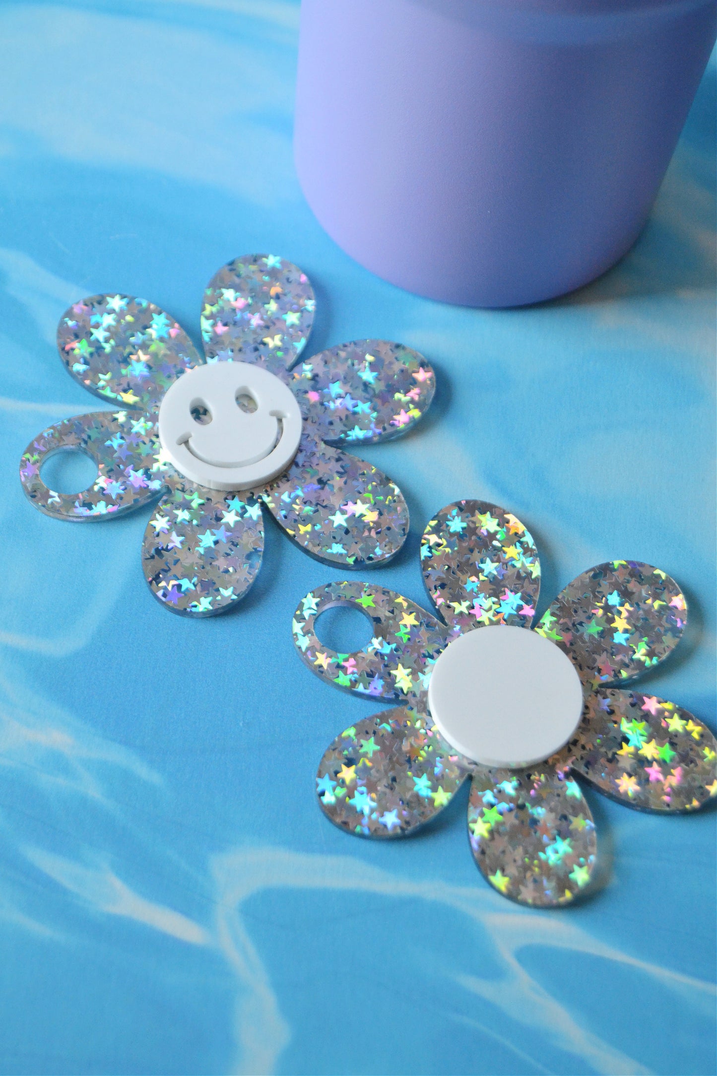 Daisy Smiley Tumbler Topper (MORE COLORS!)
