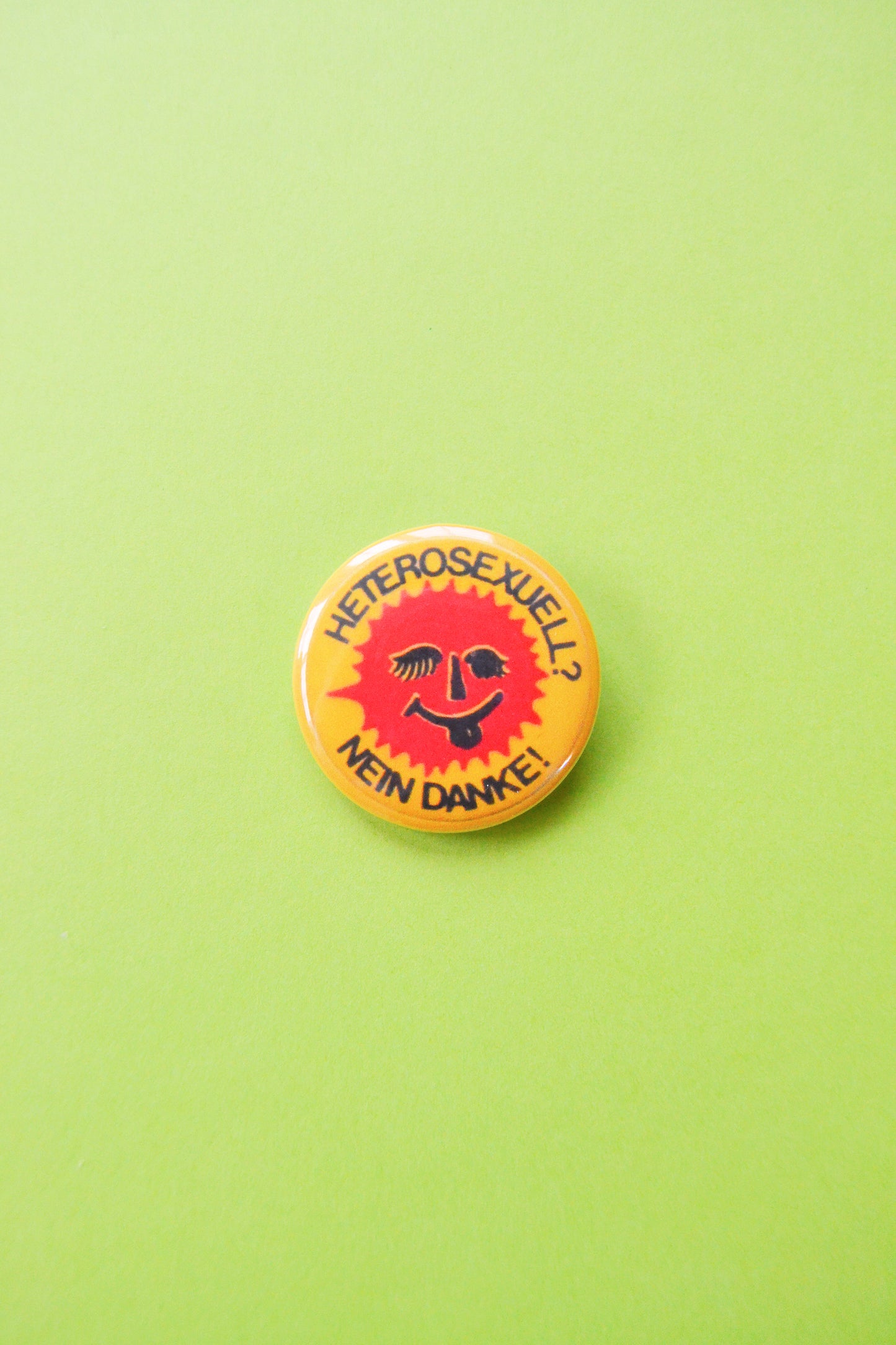 Heterosexuell? Nein Danke! Reproduction Button