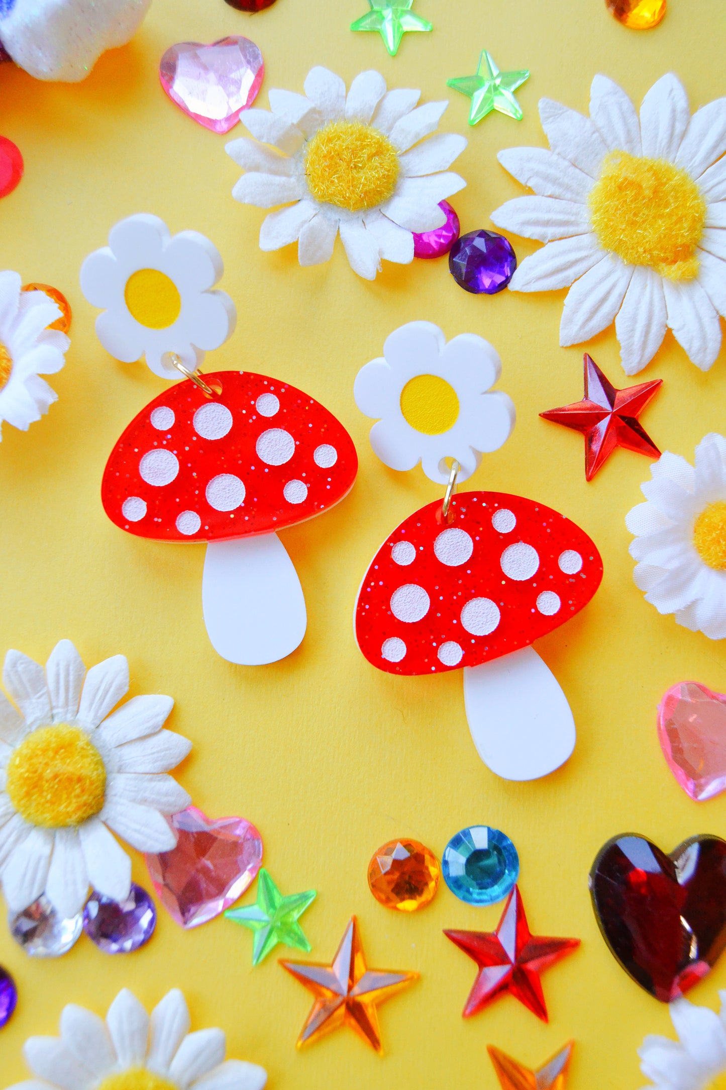 Magical Mushroom Earrings