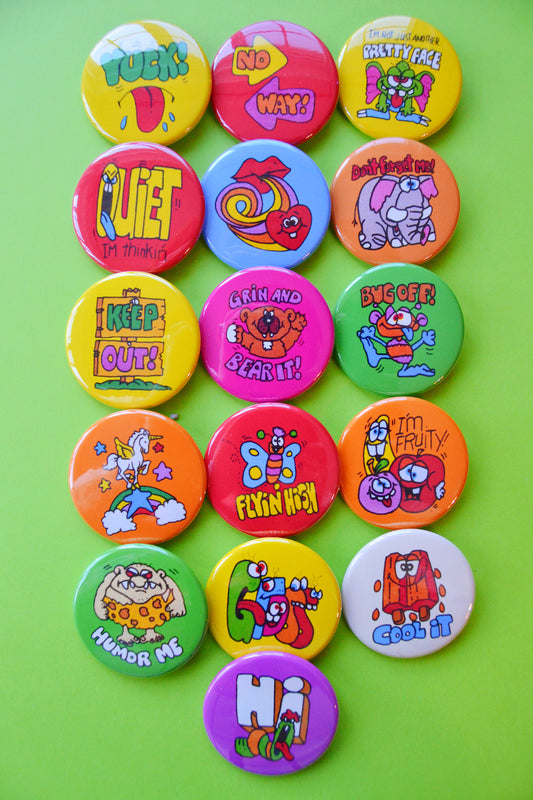 Fun Stamp Reproduction Buttons