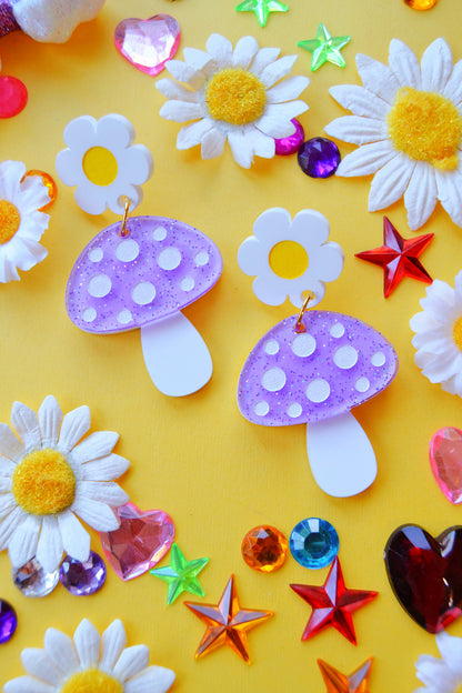 Magical Mushroom Earrings