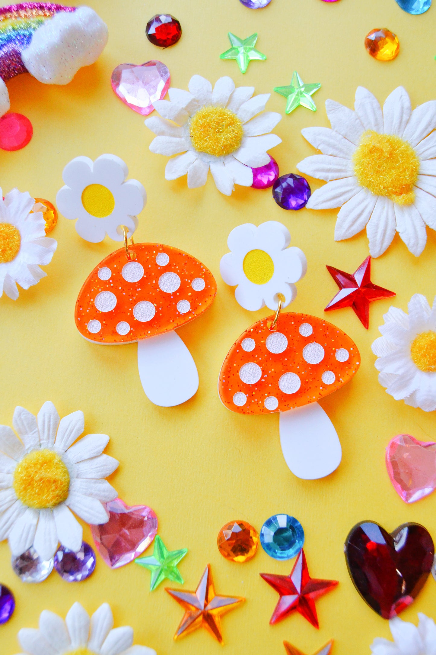 Magical Mushroom Earrings