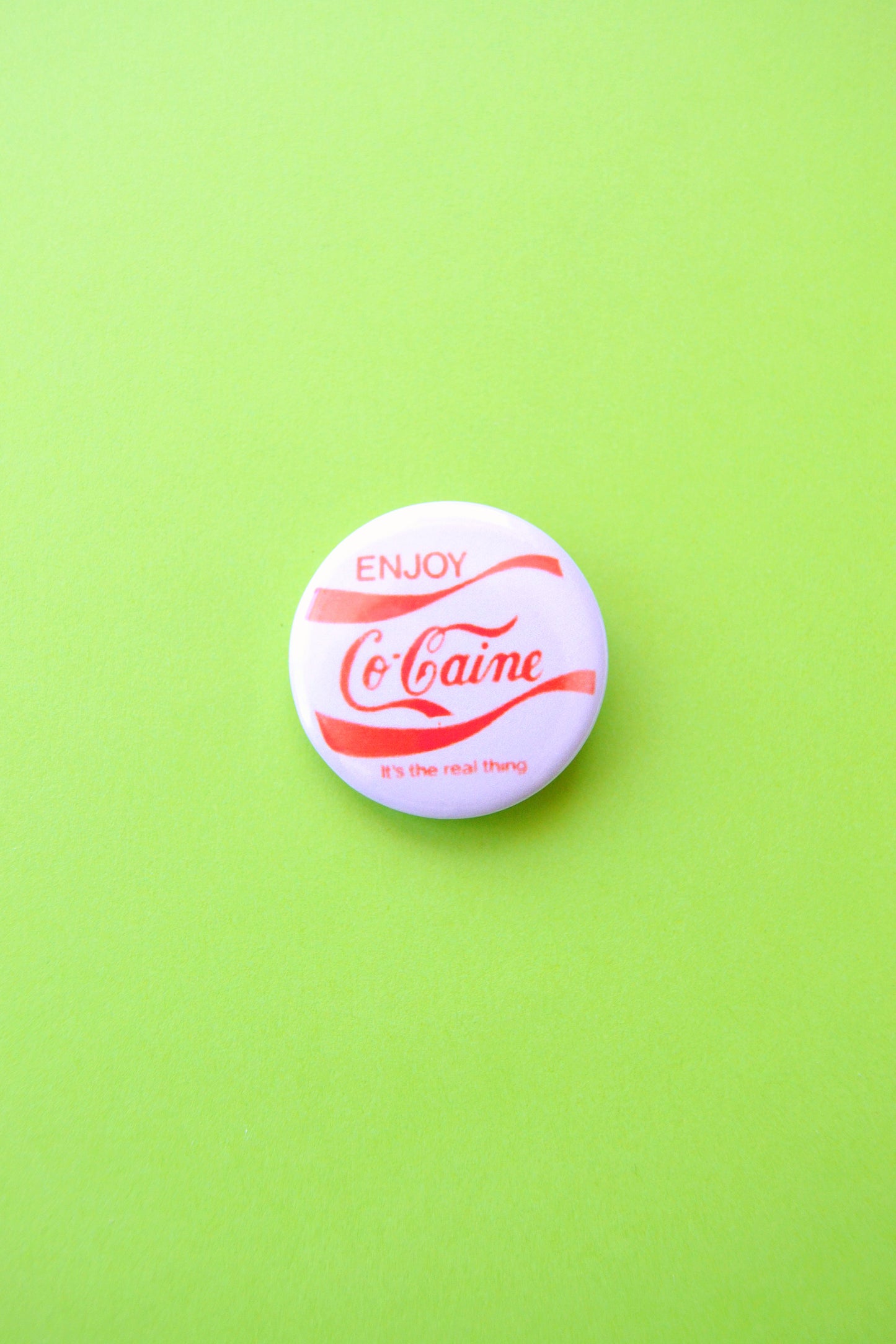 Enjoy Coke Reproduction Button