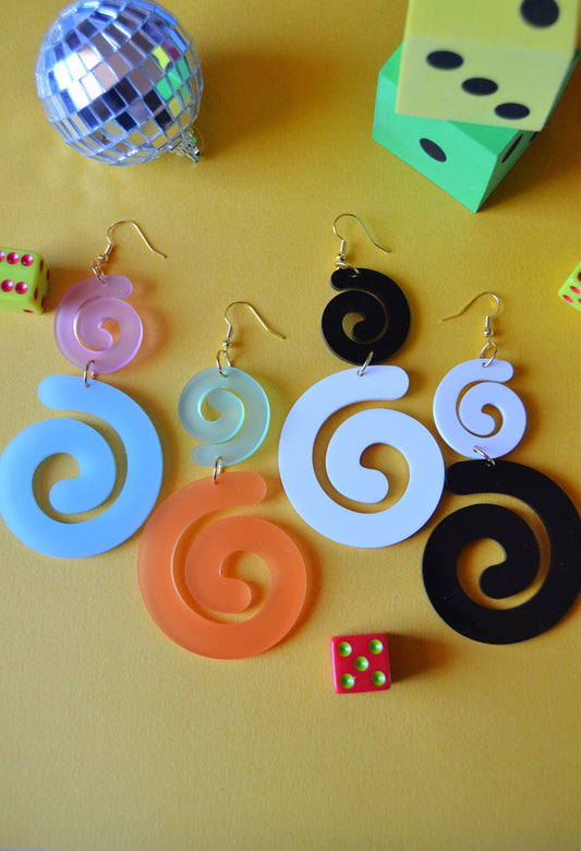 Jumbo Swirls Earrings