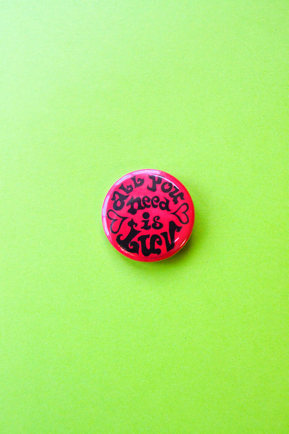 All You Need is Luv Reproduction Button