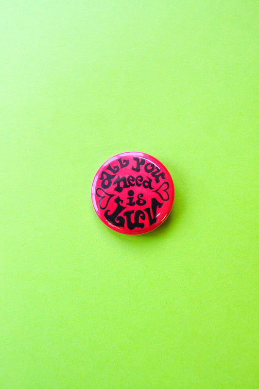 All You Need is Luv Reproduction Button
