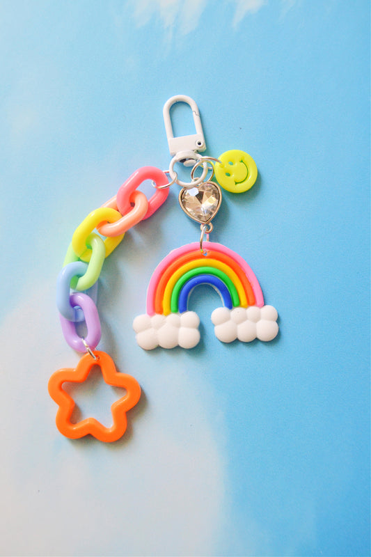 Rainbow Happy Bag Charm