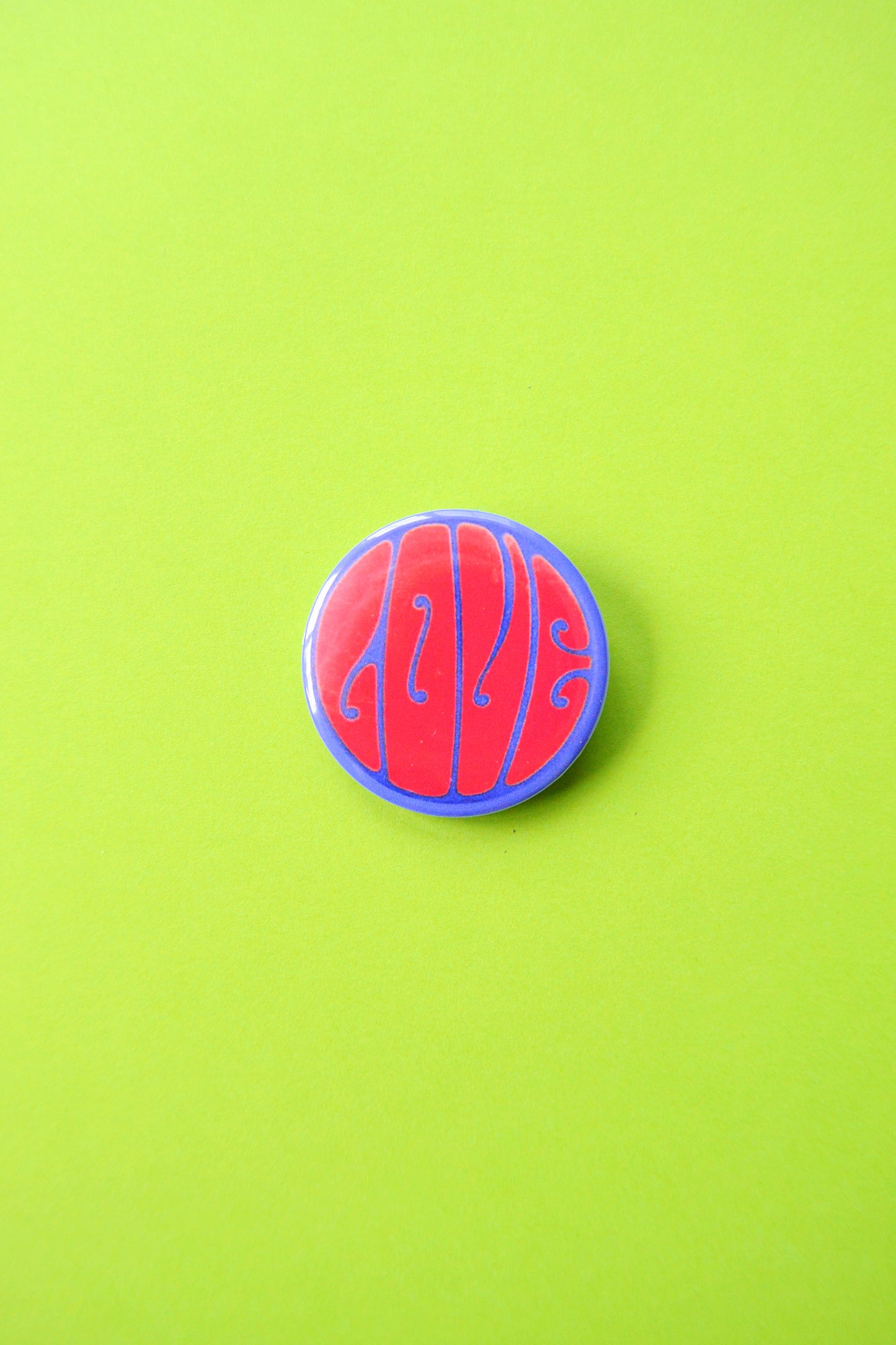 Groovy Love Reproduction Button