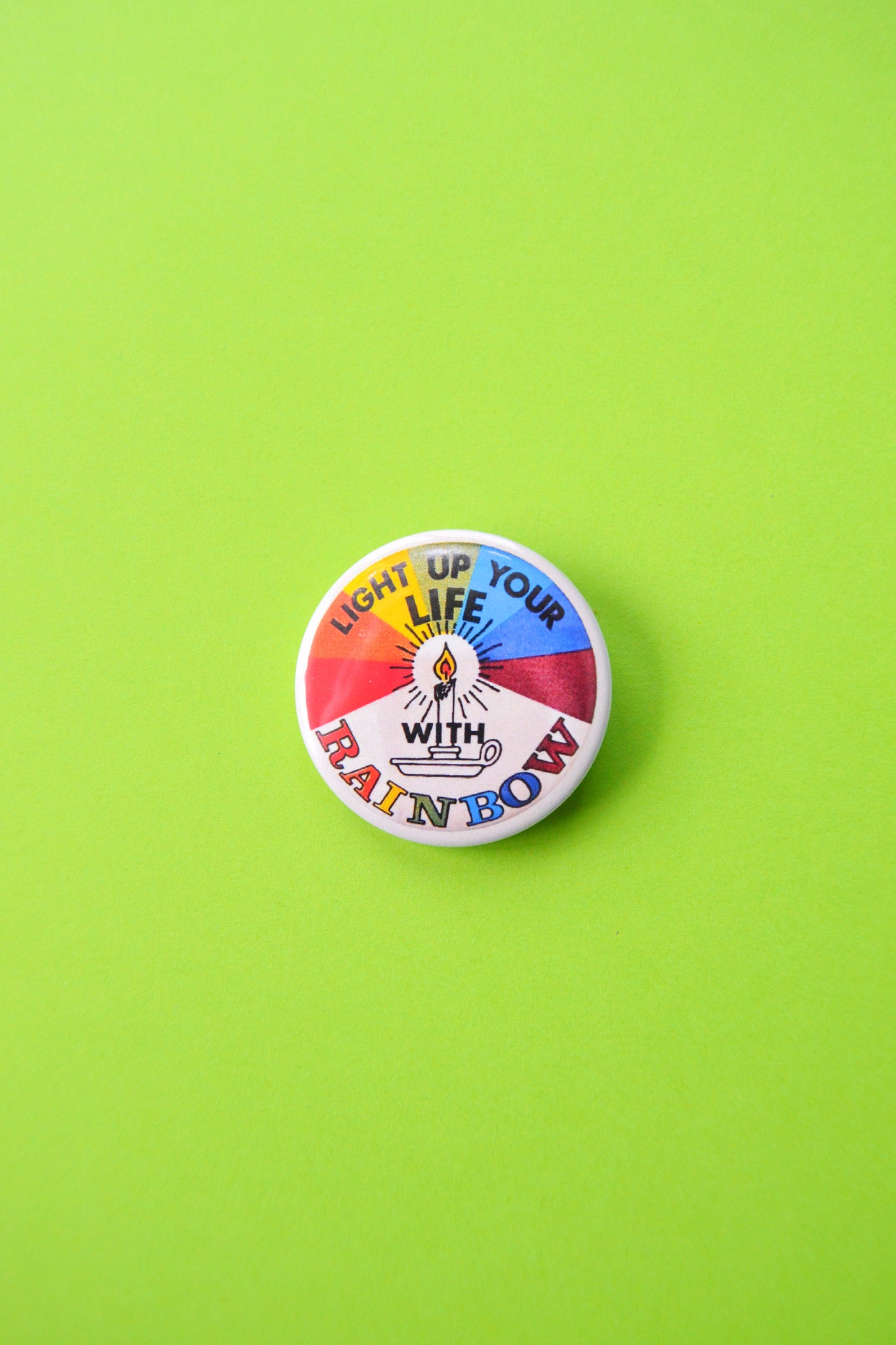 Light Up Your Life with Rainbow Reproduction Button