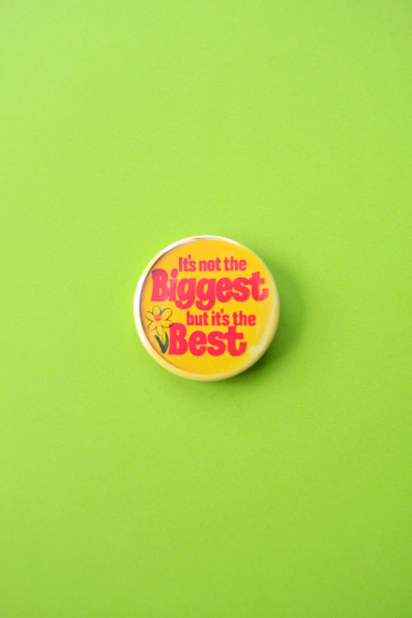 It's Not the Biggest, But It's the Best Reproduction Button