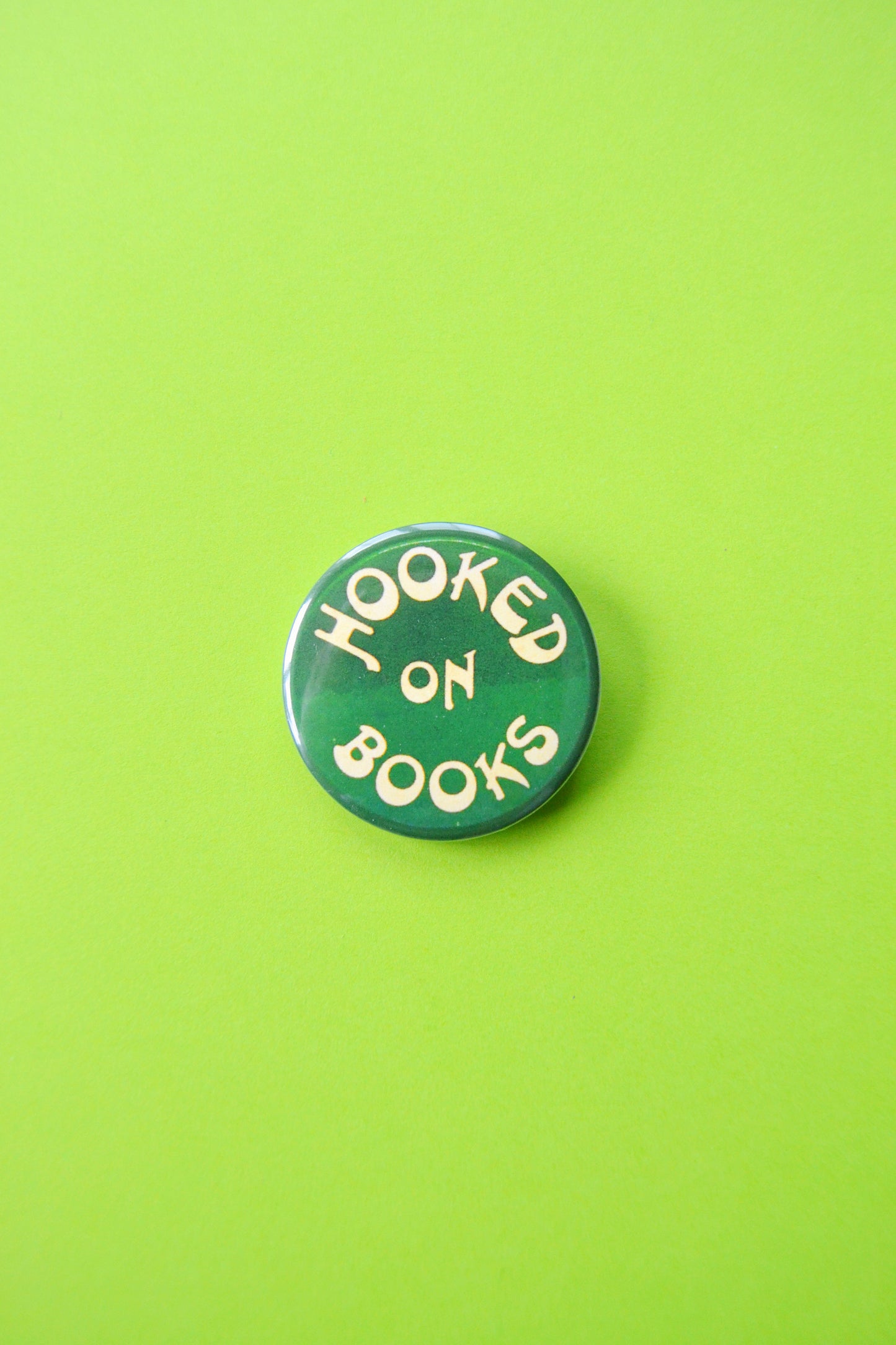 Hooked on Books Reproduction Button