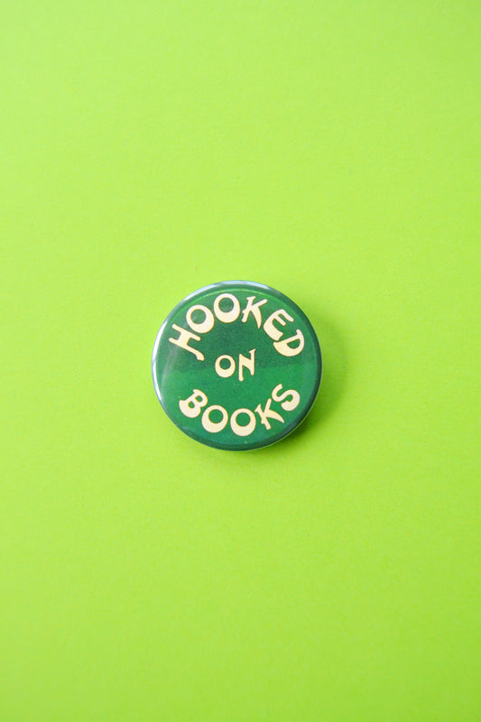 Hooked on Books Reproduction Button