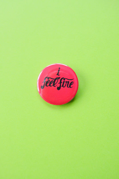 I Feel Fine Reproduction Button