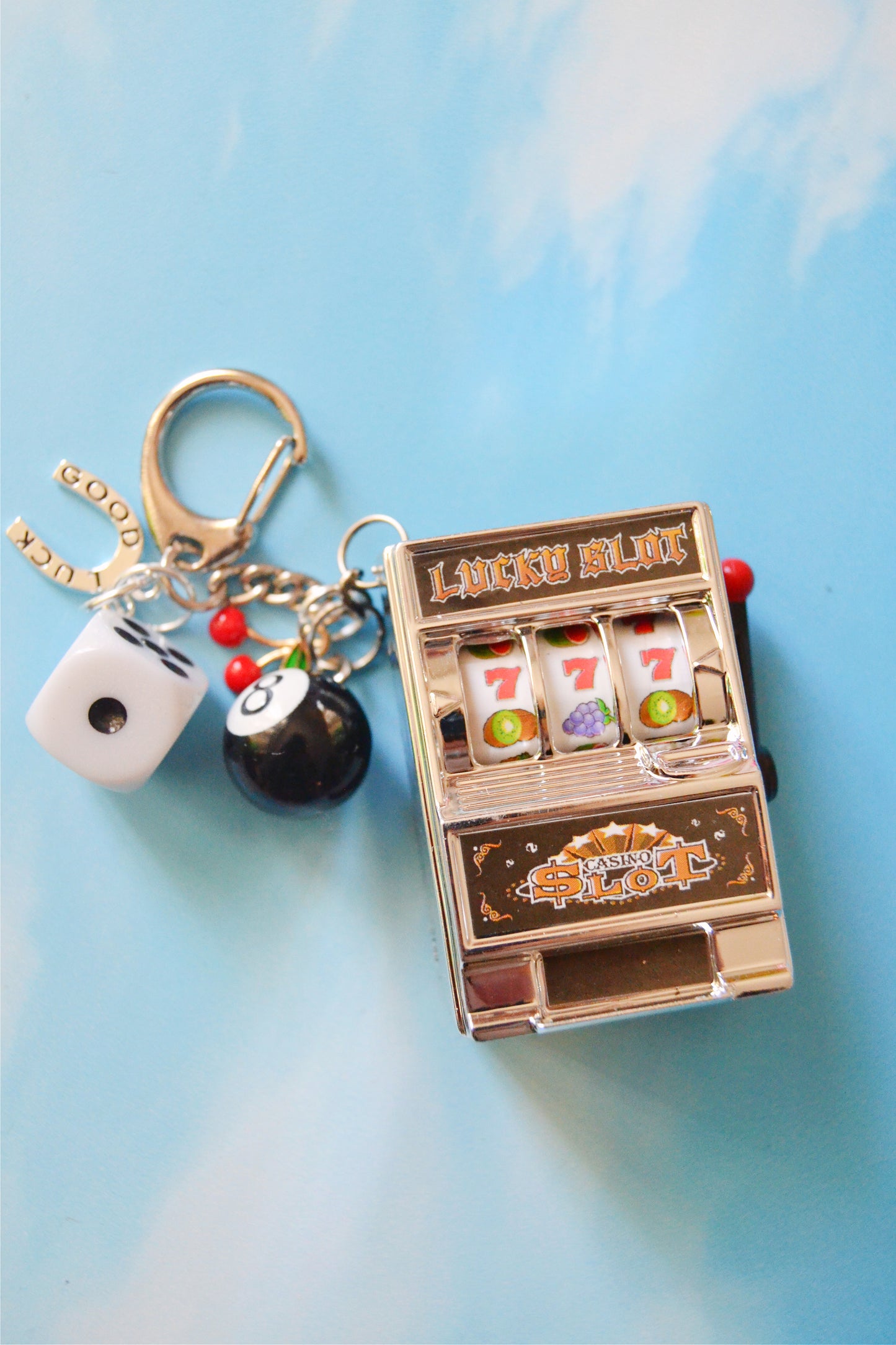 Lucky Slots Bag Charm