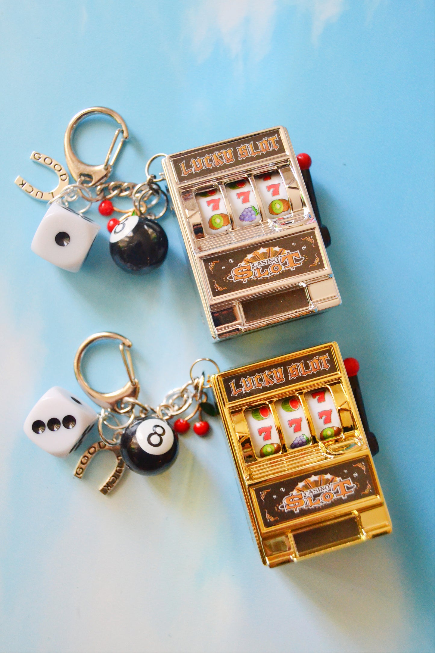 Lucky Slots Bag Charm