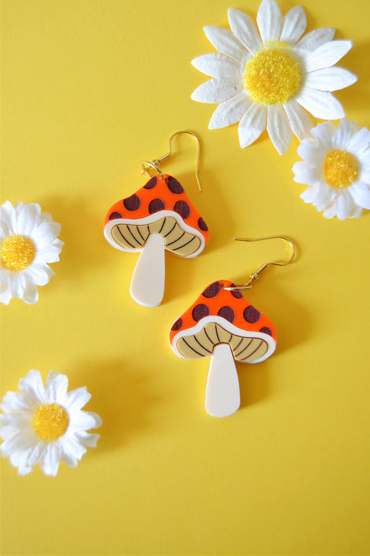 Merry Mushroom Earrings