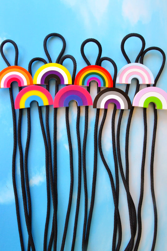 Pride Rainbow Bolo Tie (ALL FLAGS)