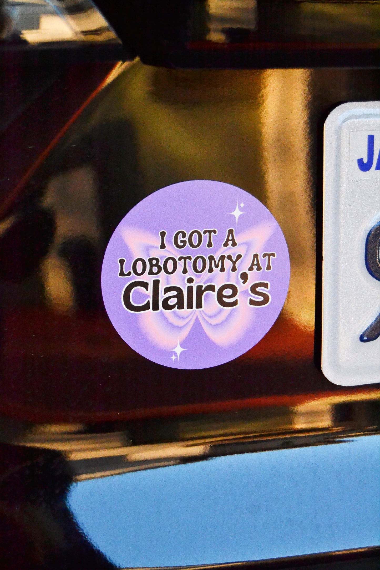 Lobotomy at Claire's Bumper Magnet
