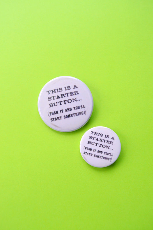 This is a Starter Button... Reproduction Button
