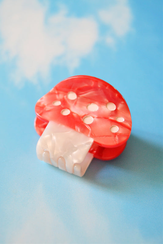 Mini Mushroom Hair Clip