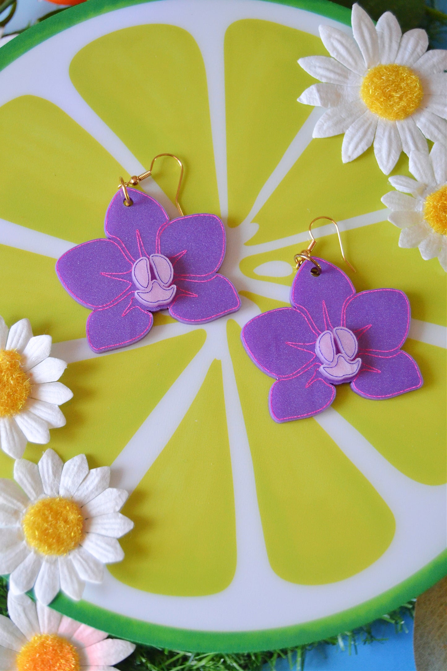 Orchid Earrings