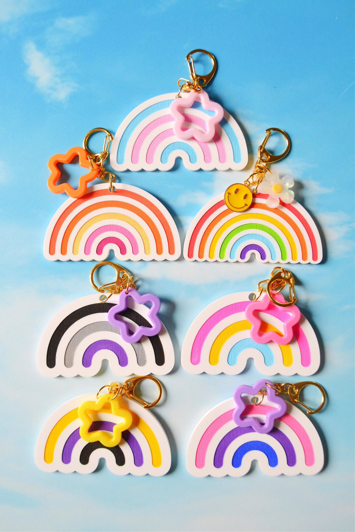 Pride Rainbow Bag Charm