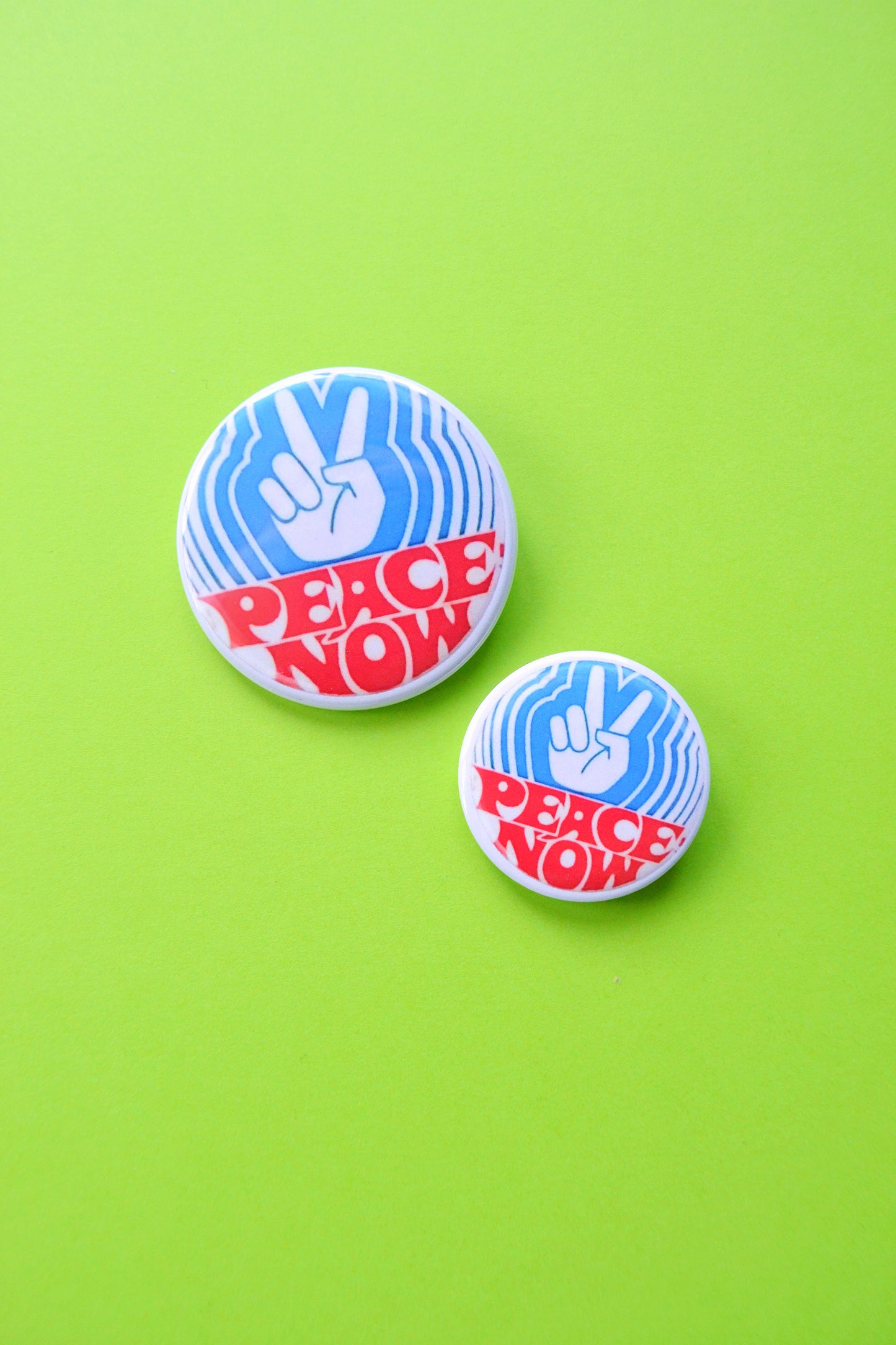 Peace Now Reproduction Button