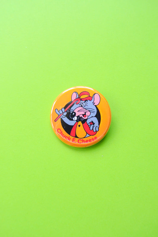 Charles E. Cheese Reproduction Button