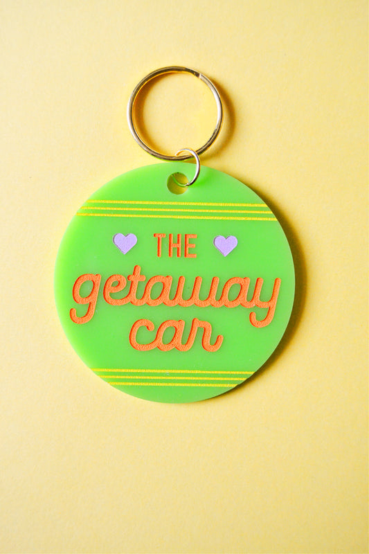 Getaway Car Keychain