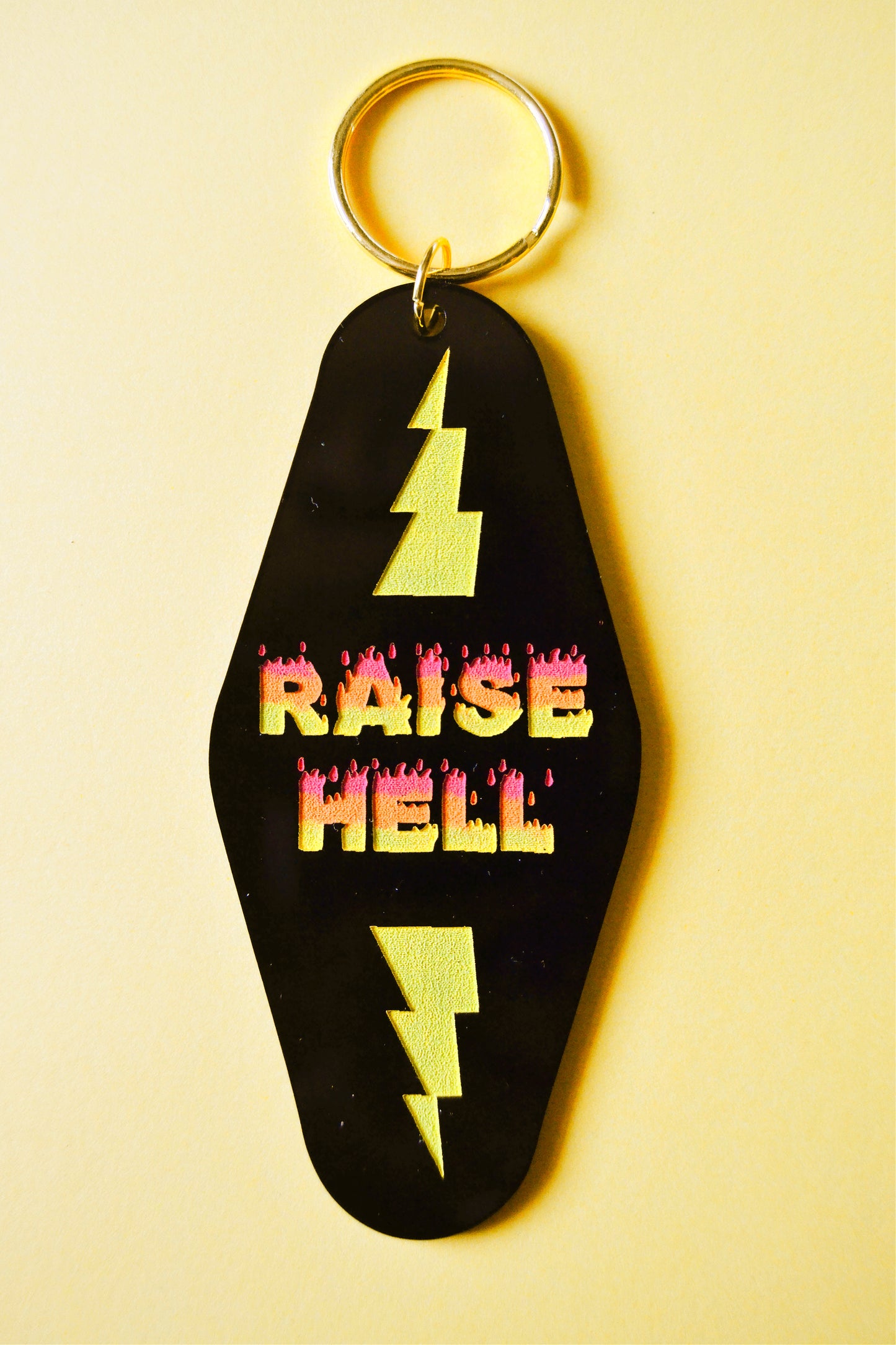 Raise Hell Keychain
