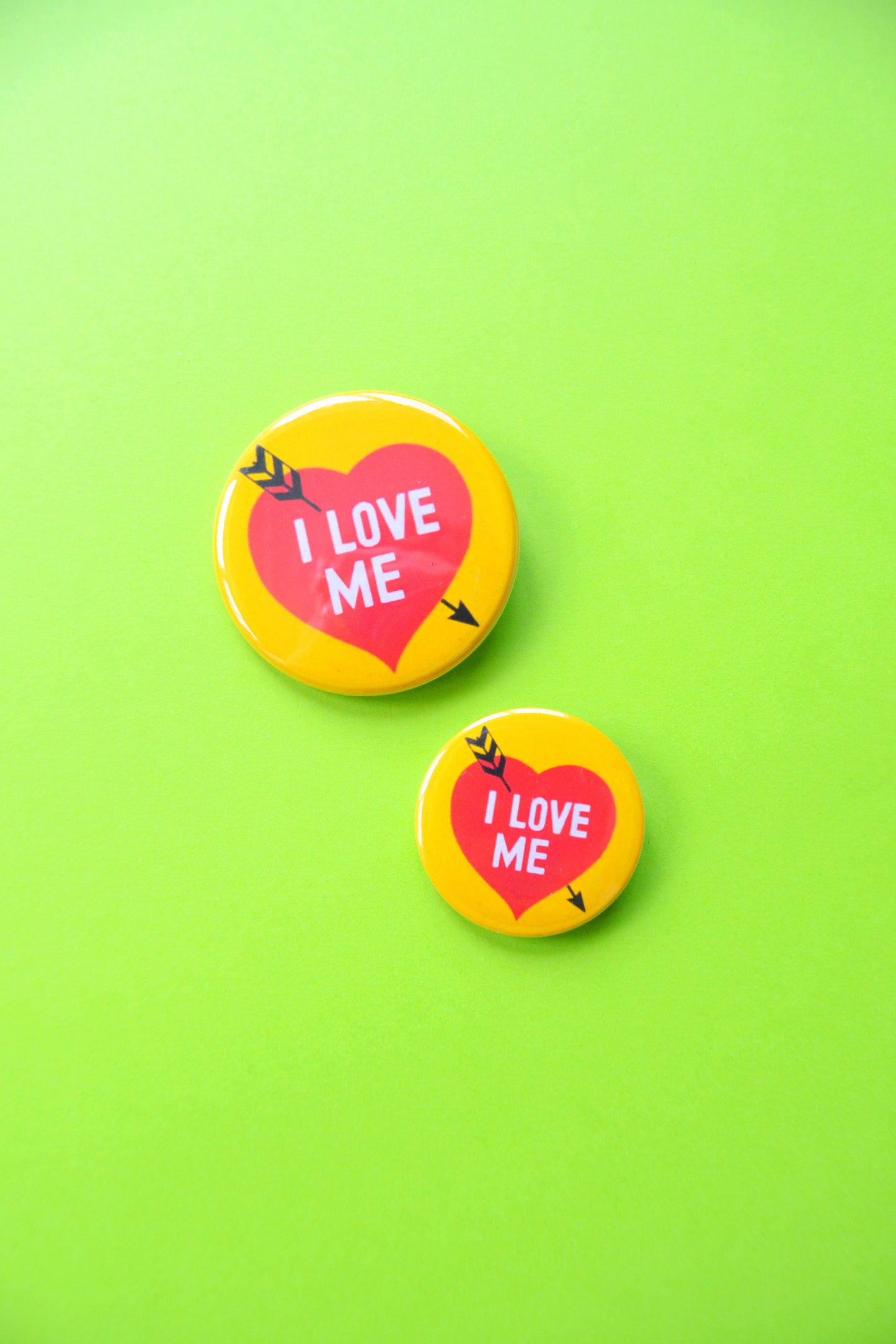 I Love Me Reproduction Button