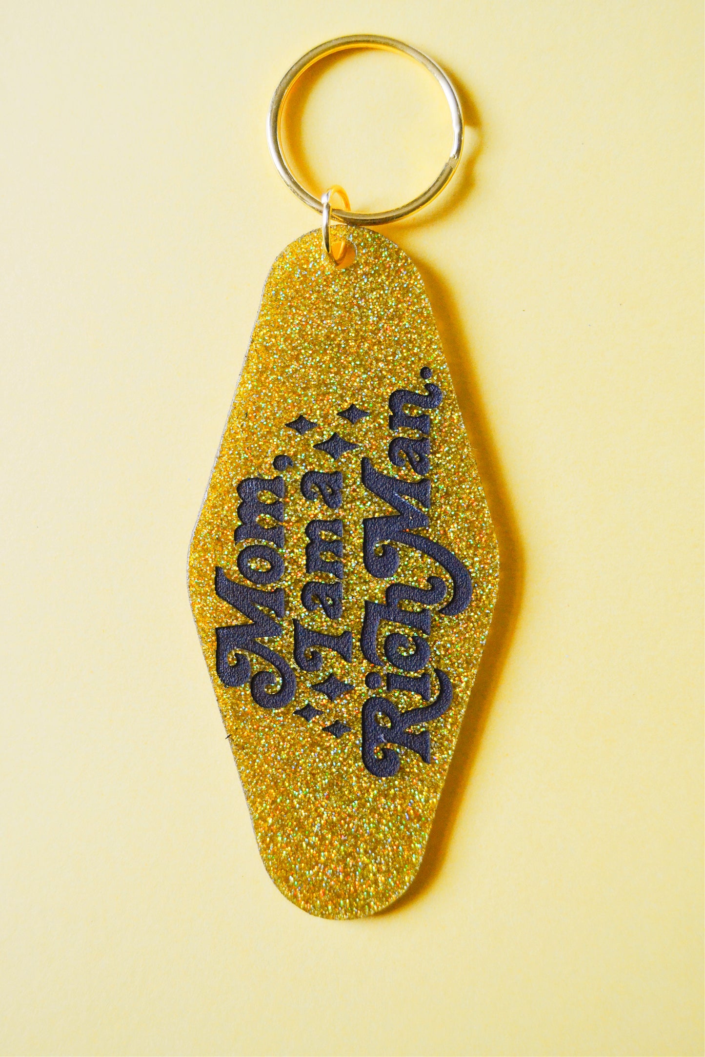 Mom I Am A Rich Man Keychain