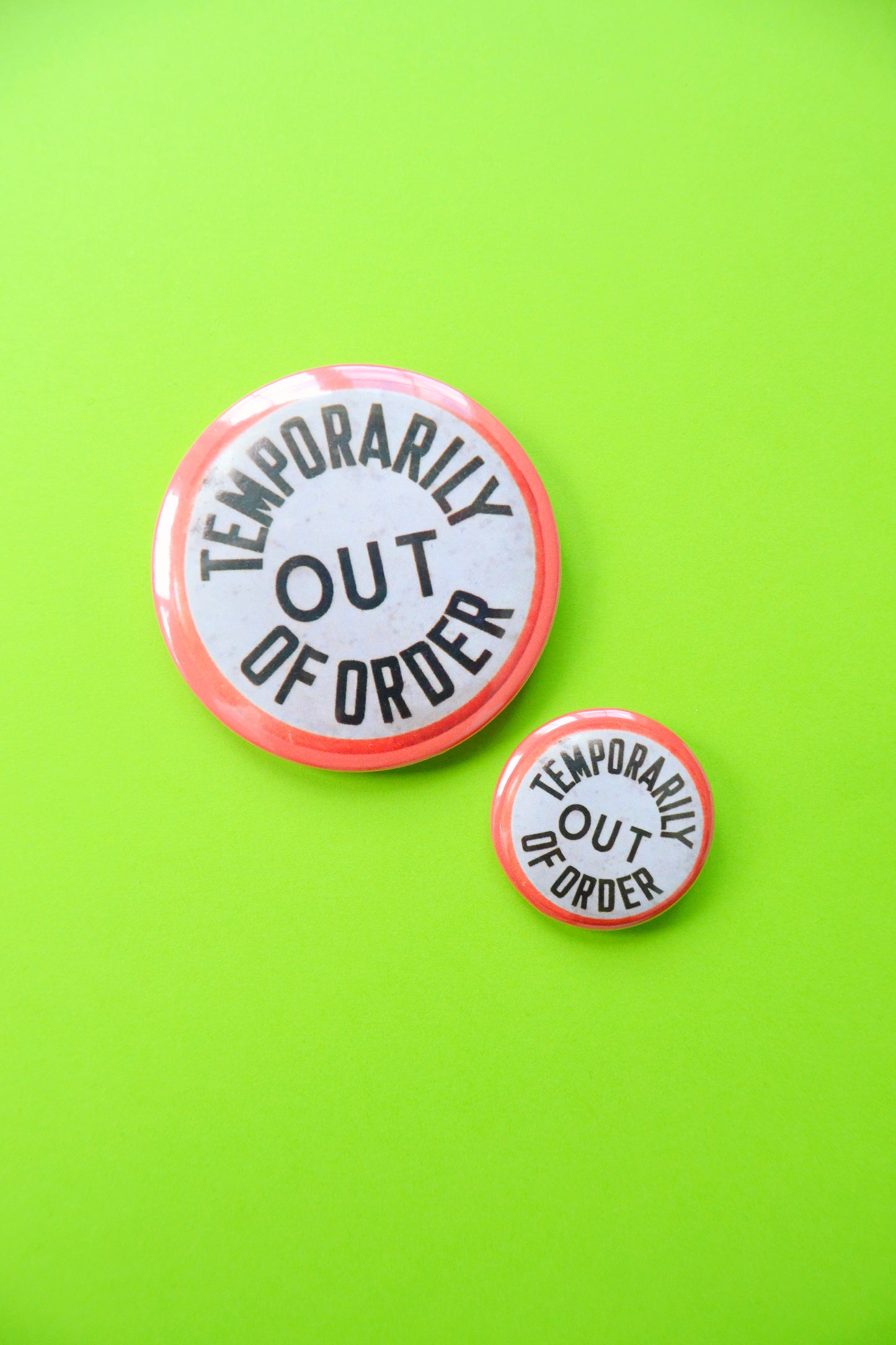 Temporarily Out of Order Reproduction Button