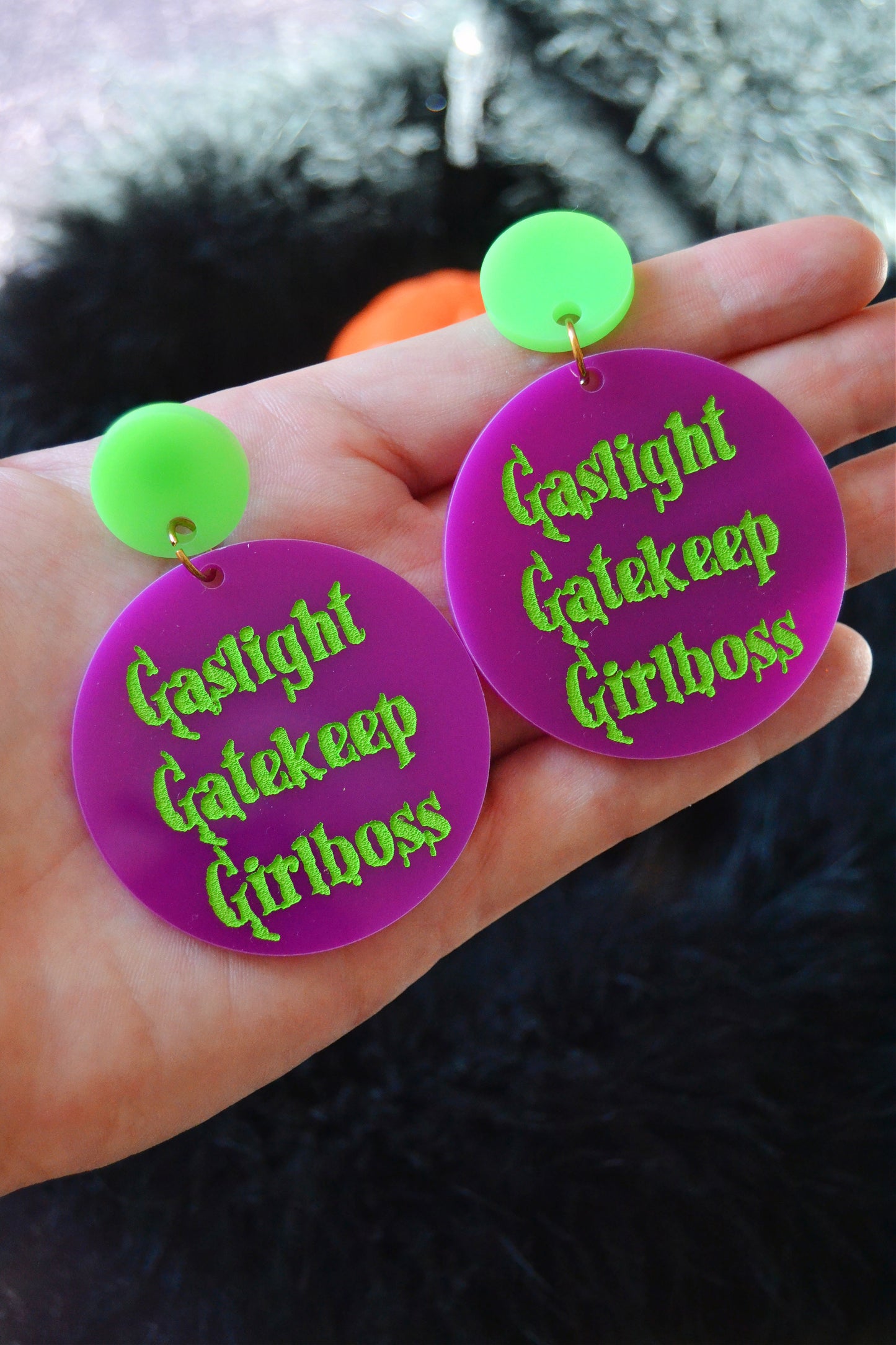 Gaslight, Gatekeep, Girlboss Earrings