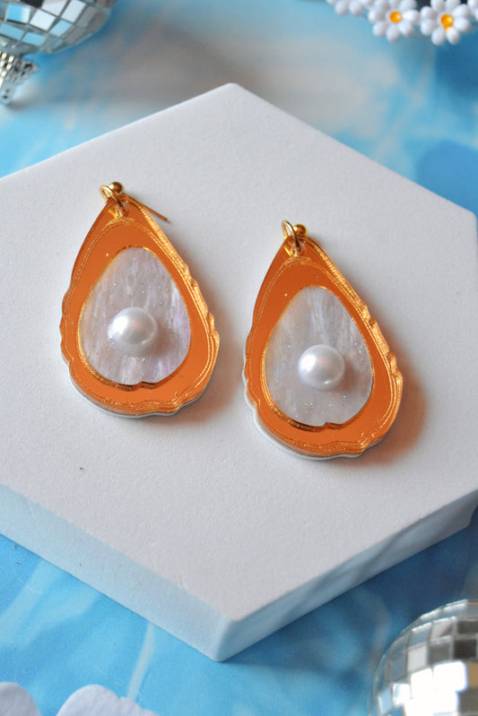 Oyster Earrings